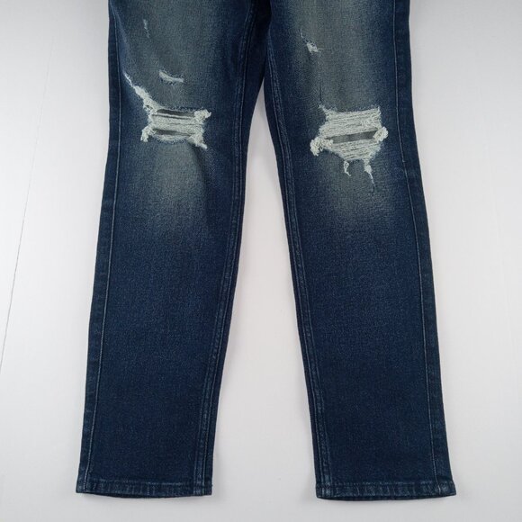 Hollister Epic Flex Athletic Skinny Jeans Men's Size 28 x 30 Dark Wash Ripped - Picture 3 of 8